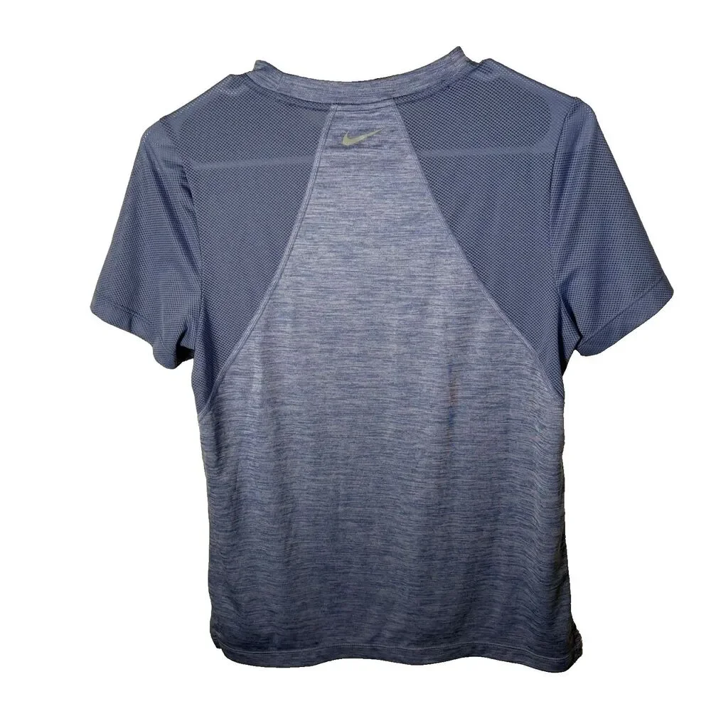 Nike T-Shirt Women's Small Blue Short Sleeve Dri-Fit Running Active Shirt